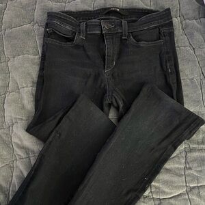 Joe’s denim skinny ankle black jeans